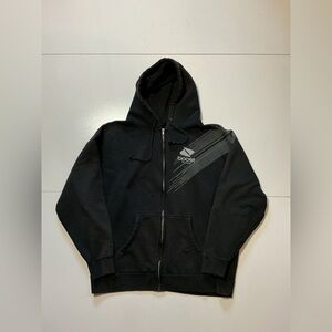 Vintage Y2K Boost Mobile Independent Trading Company Zip Black Logo Hoodie